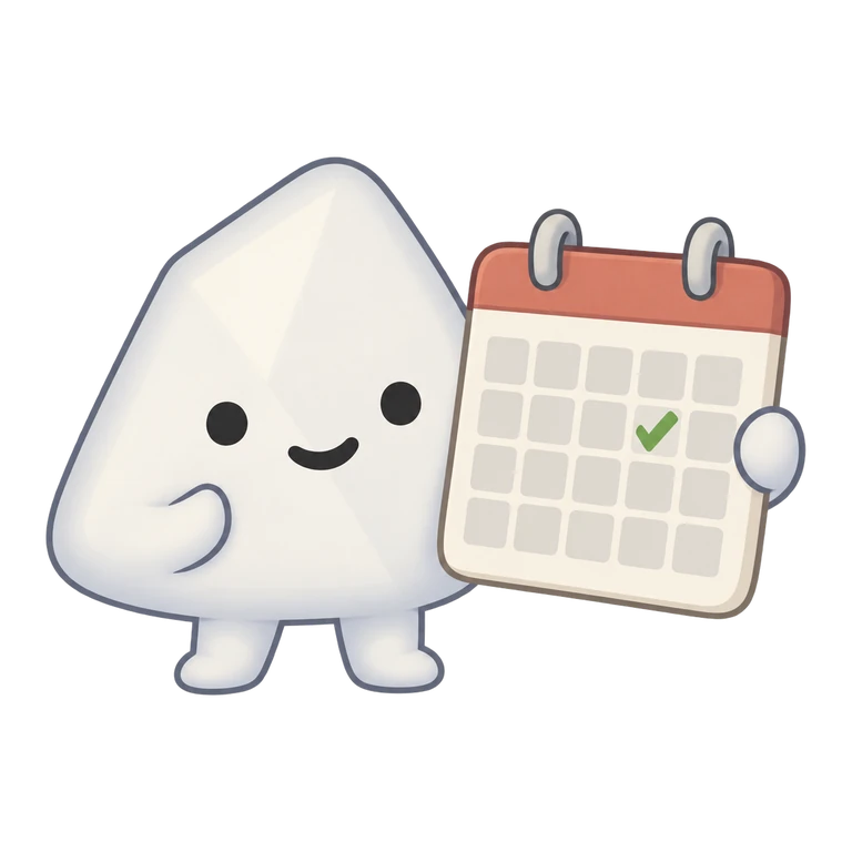Tuti con un calendario